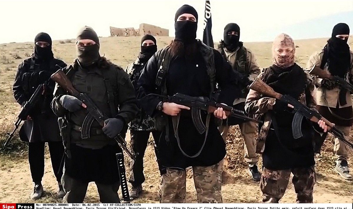ISIS-e võitlejad.