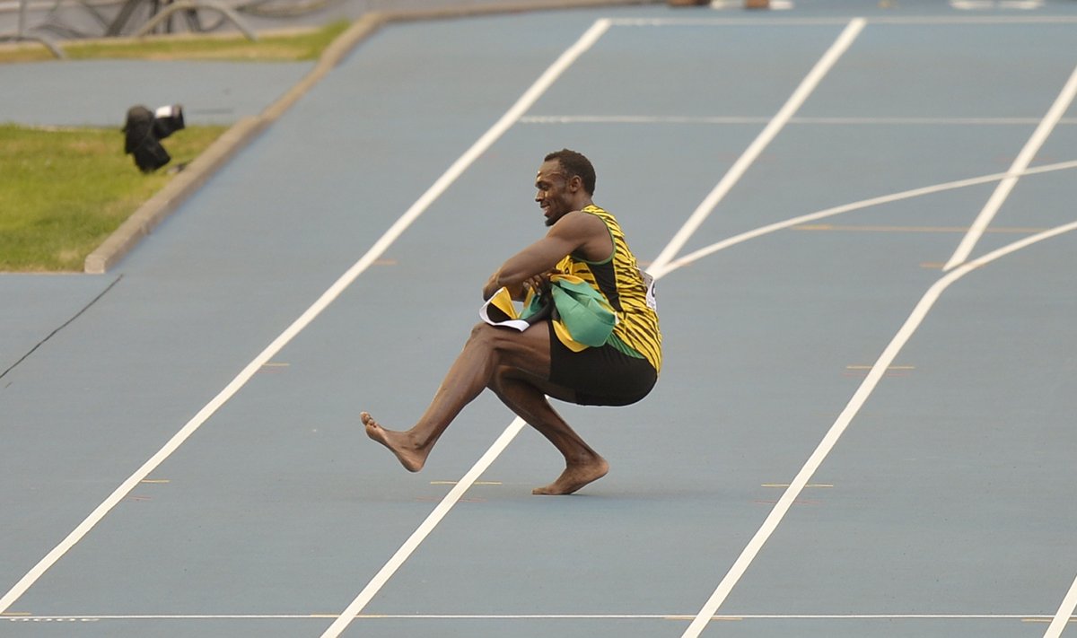 Usain Bolt tantsis kasatšokki
