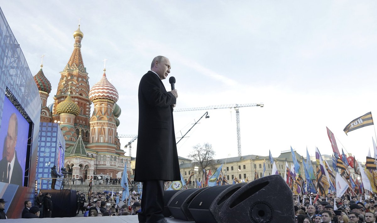 Putin tähistab Krimmi "taasühendamise" aastapäeva
