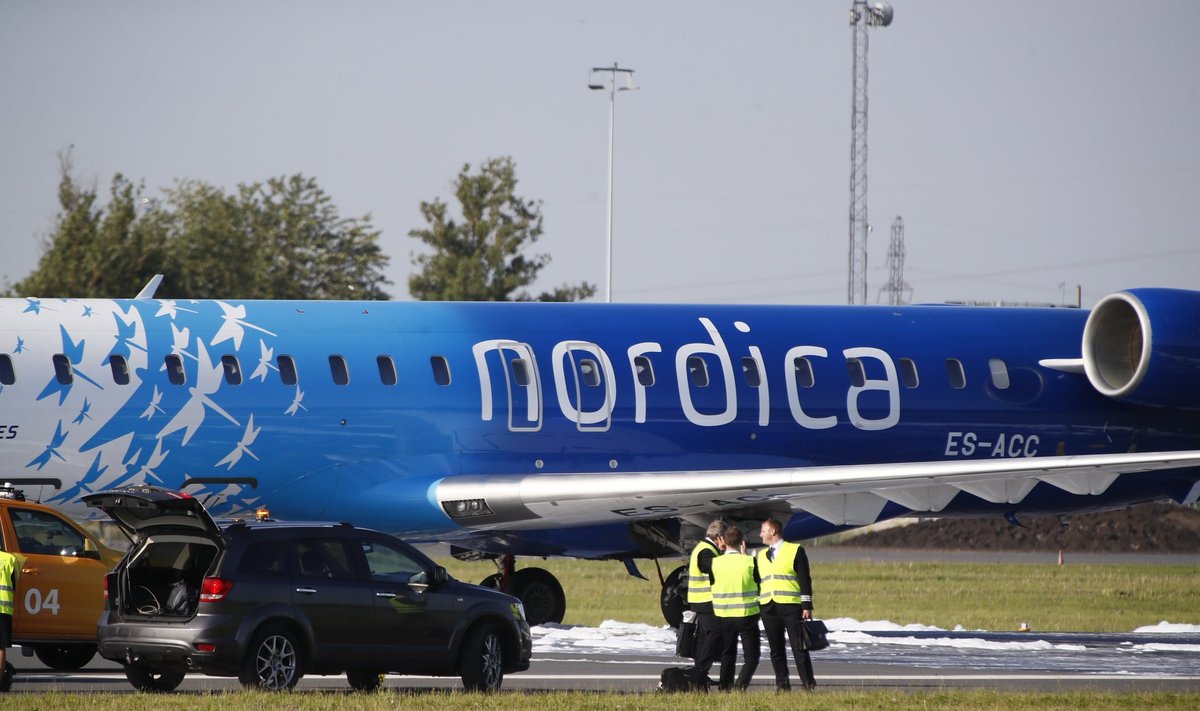 Nordica reisilennuk pidi tehnilise rikke tõttu otsa ümber pöörama. 