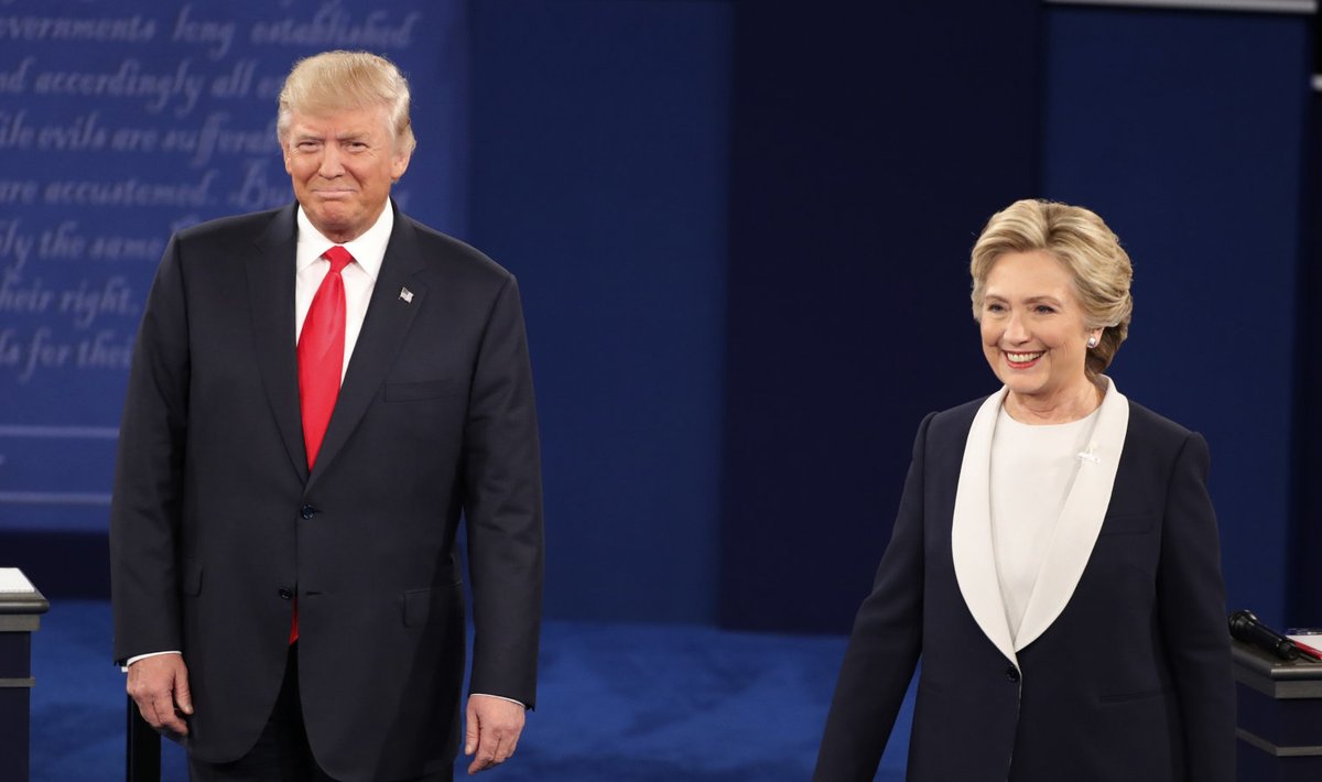 Kes võidab, Trump või Clinton? Seda küsimust testis pole. 