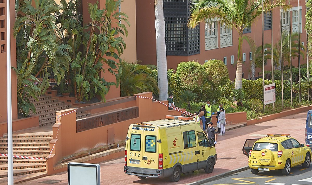 Costa Adeje hotell, kus tuvastati täna koroonaviirus. 