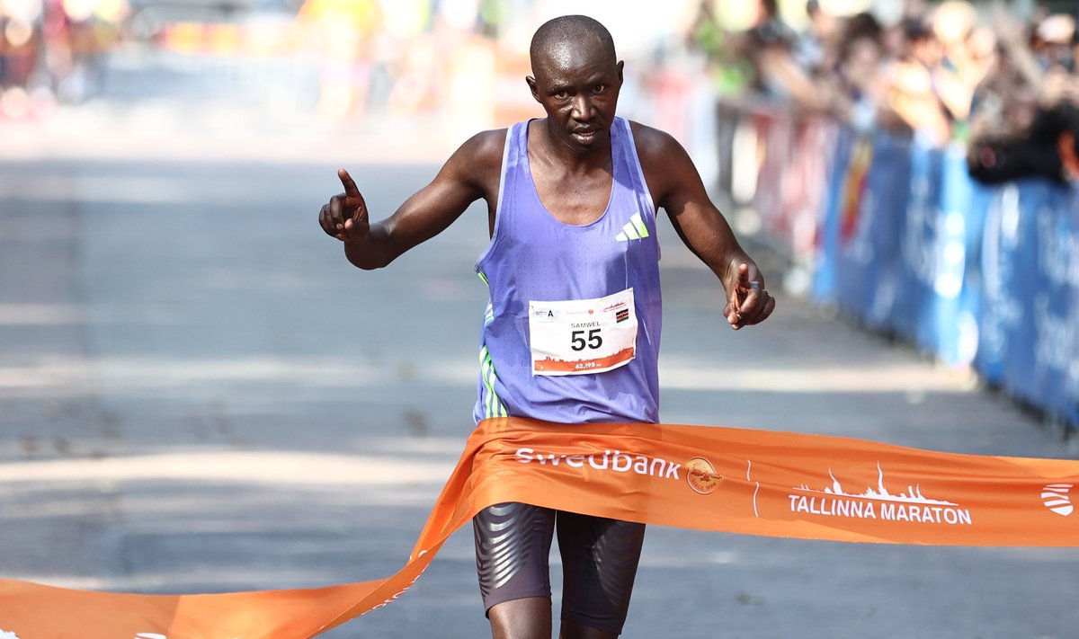 Tallinna maraton 2024 võitja Samwel Kiptoo