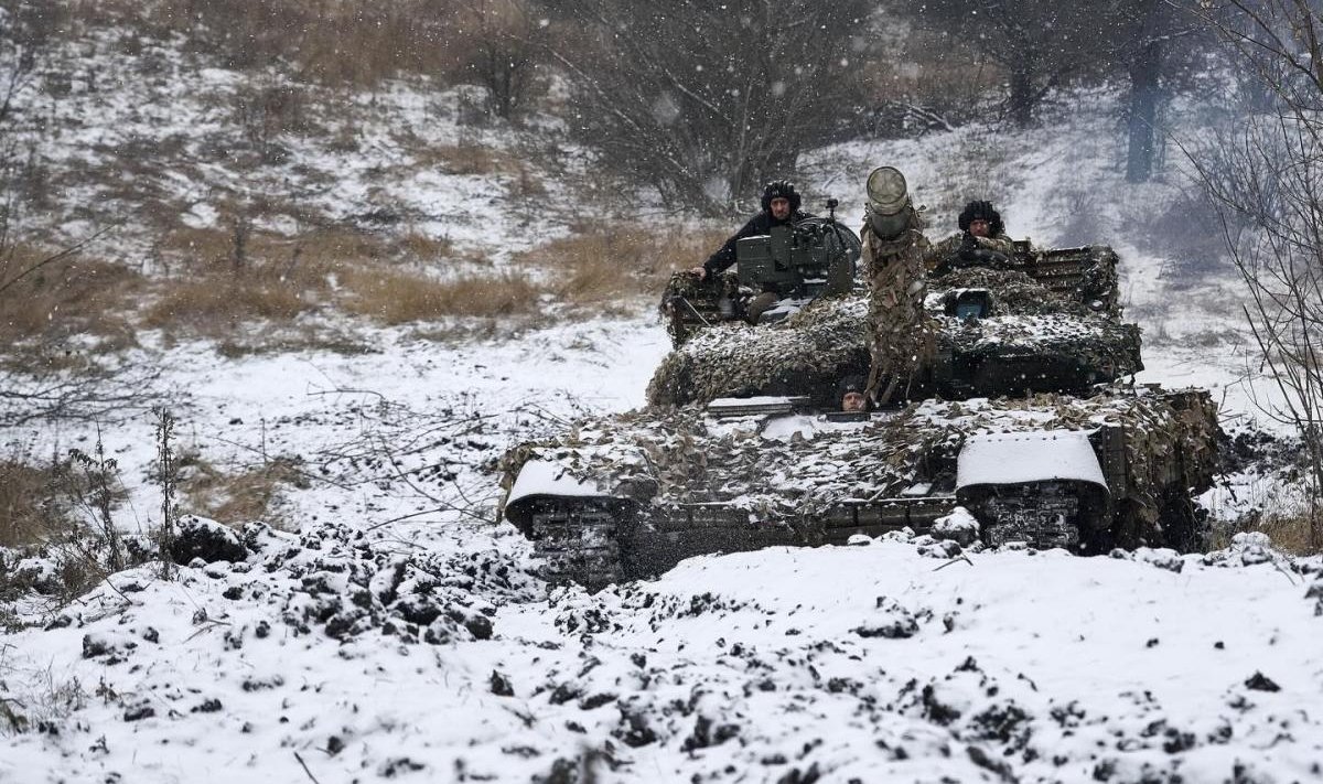 Ukraina armee tank Ida-Ukrainas