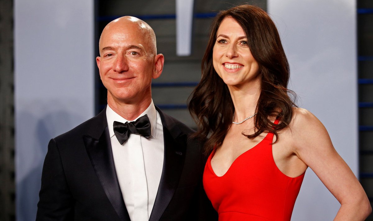 Jeff Bezos ja MacKenzie Bezos
