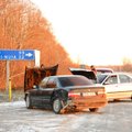 ФОТО: В Вильяндимаа из-за невнимательности водителя BMW произошла авария