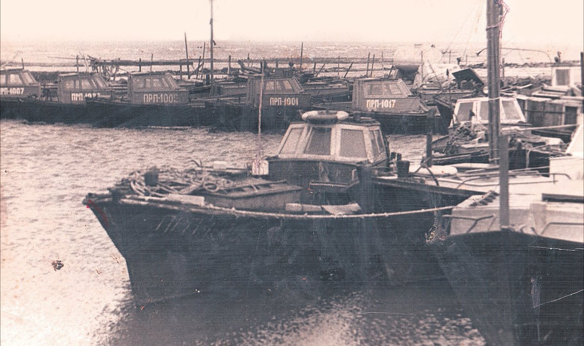 Sellise kakuamiga mehed  merehätta jäidki. Pilt on tehtud 1972. aastal Treimani sadamas.