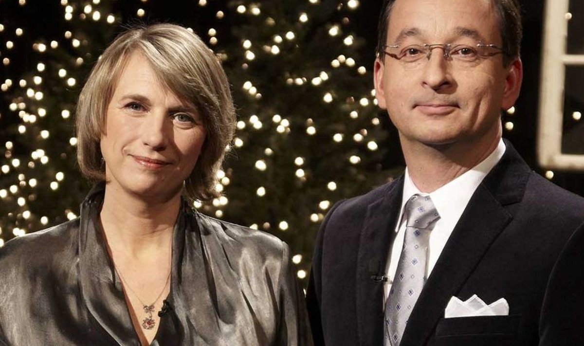 ETV saadet “Jõulutunnel” juhivad seekord  Margit Kilumets ja Margus Saar.