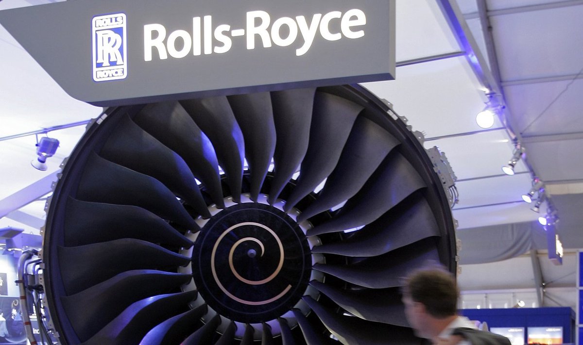 Rolls-Royce'i lennukimootor. Foto on illustreeriv.