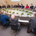 DELFI FOTOD: Stenbocki majas algasid nelja partei kõnelused valitsuse moodustamiseks