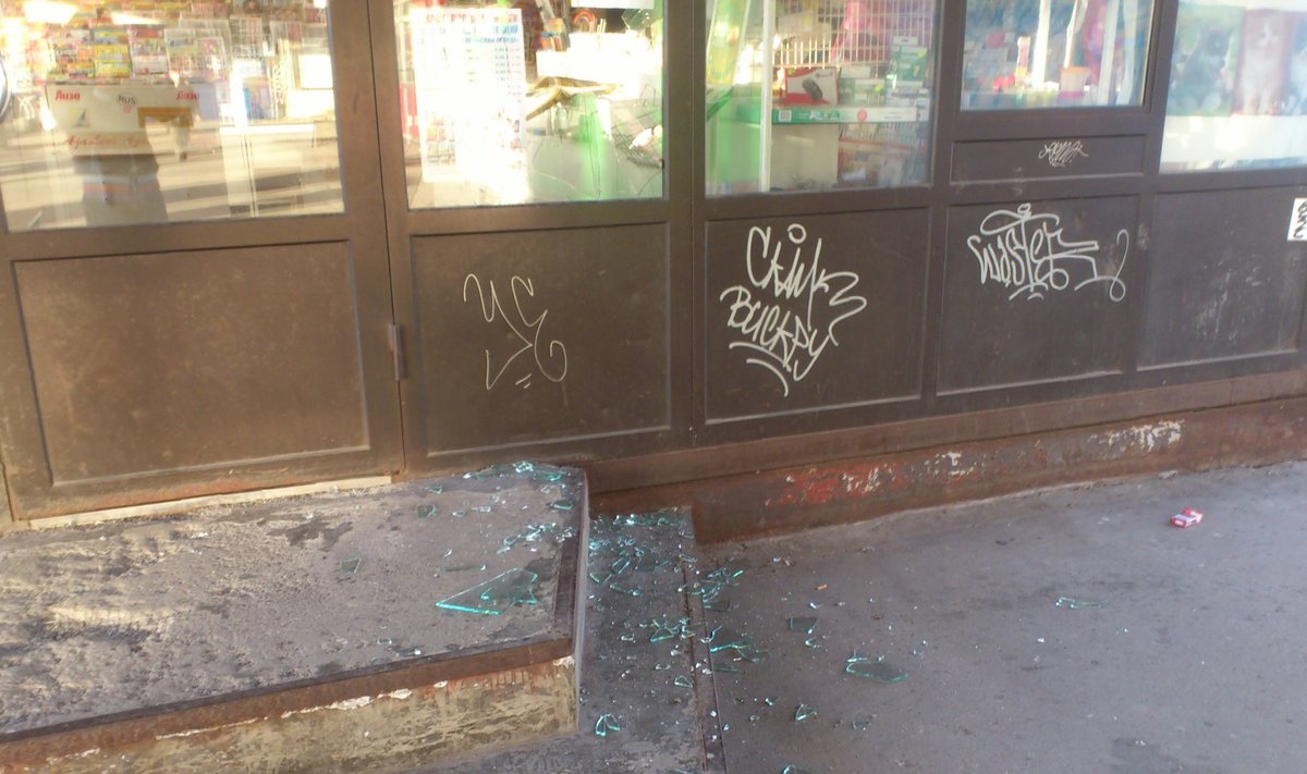 Vandalism Balti jaamas