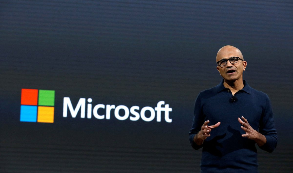 Microsfti tegevjuht Satya Narayana Nadella .