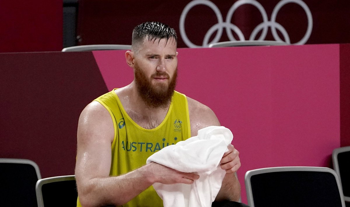 Aron Baynes 2021. aasta Tokyo olümpial.