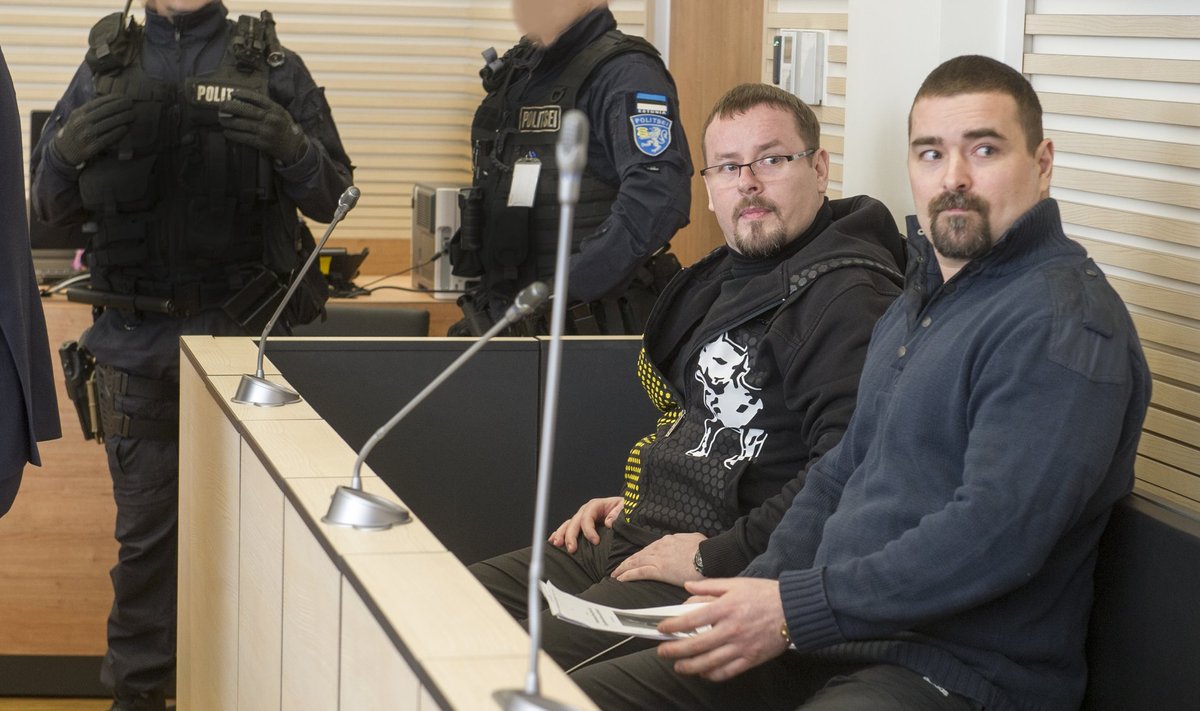 AASTATEKS VANGI: Erik ja Sten Kruusimägi 12. veebruari hommikul Harju Maakohtus.