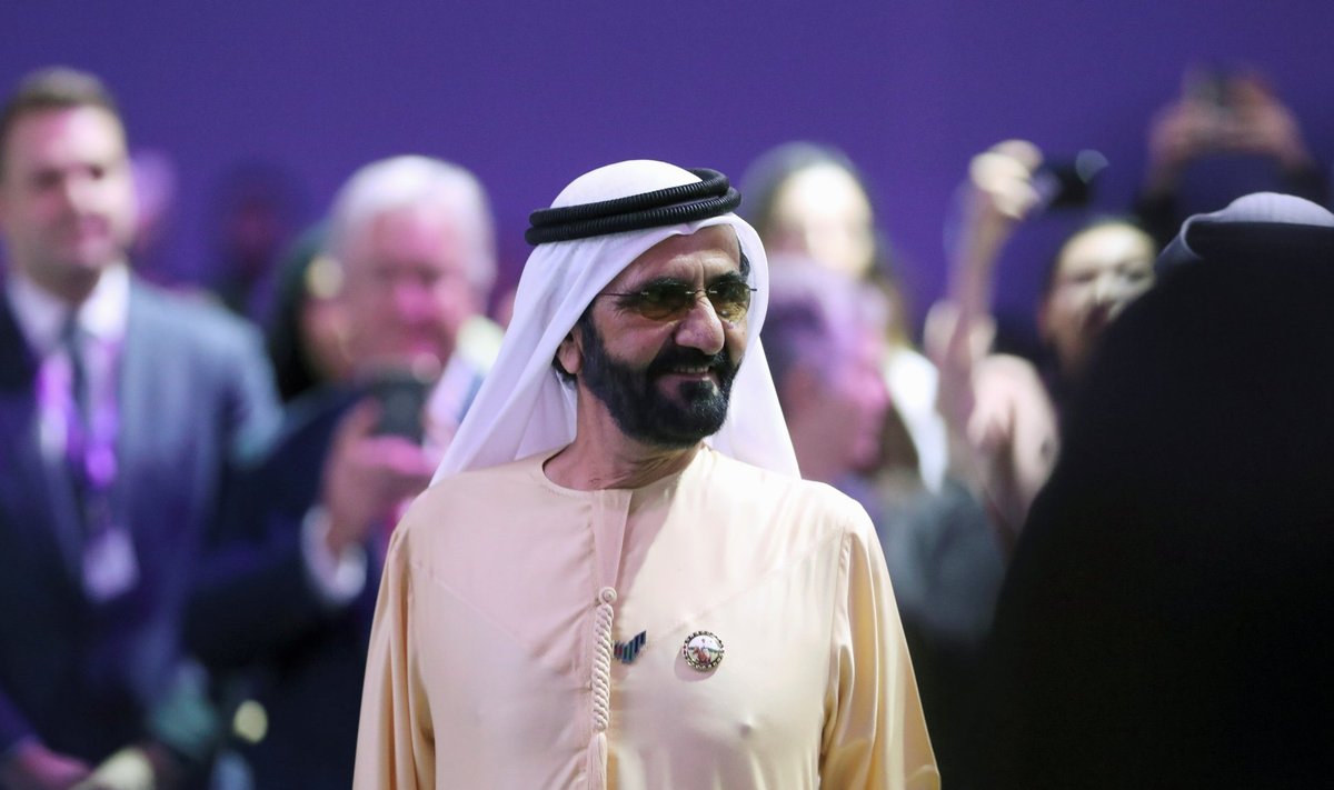 Dubai šeik Mohammed bin Rashid al-Maktoum möödunud kuul Dubais ülemaailmsel naiste foorumil, mida külastas ka USA nn esimene tütar Ivanka Trump.