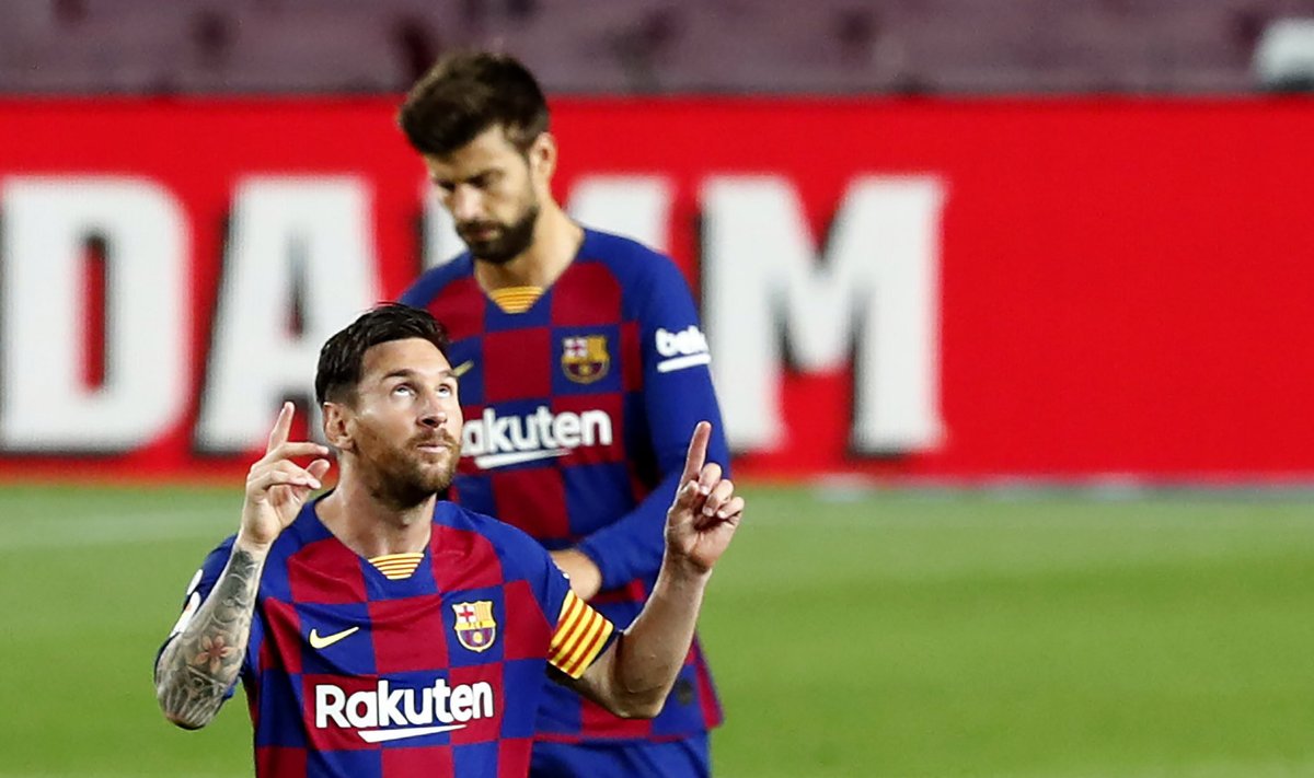 Lionel Messi ja Gerard Pique