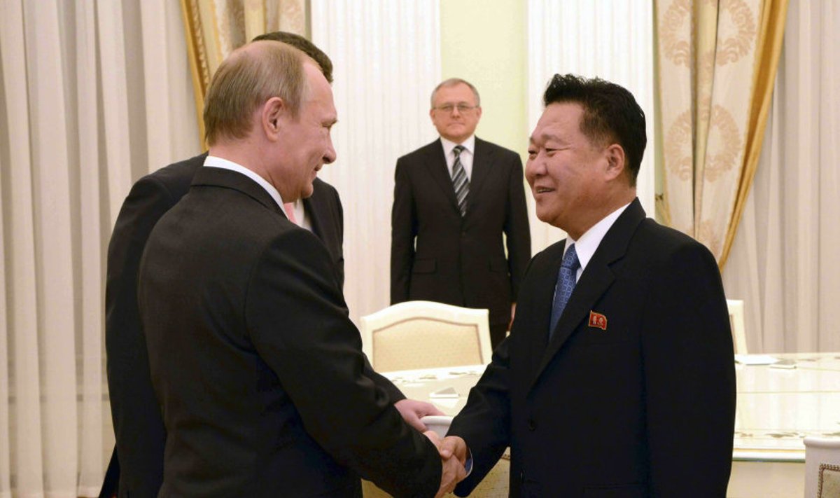Putin kohtus 18. novembril Põhja-Korea liidrile lähedalseisva saadiku Choe Jong-haega.