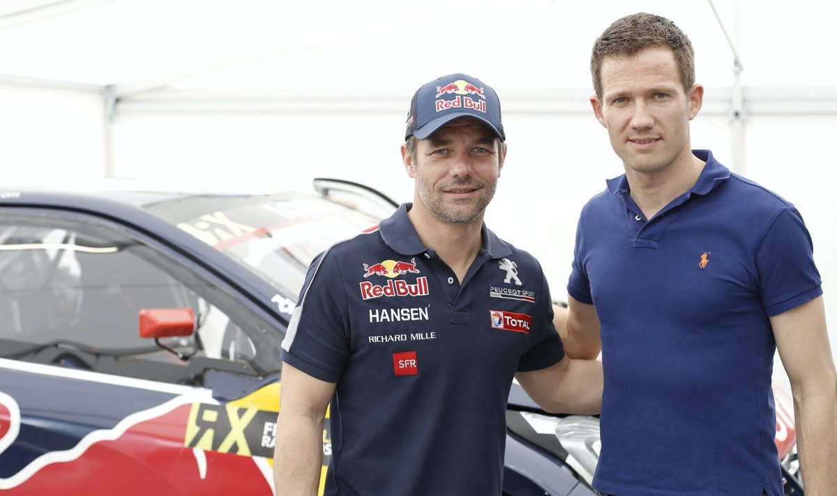Sebastien Ogier külastas 2016. aasta mais Loebi rallikrossi MM-etapil Saksamaal.