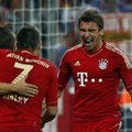 Bayern tõusis Bundesliga ainuliidriks, Frankfurt ja Dortmund mängisid viiki