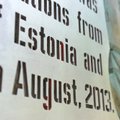 DELFI FOTOD: Tallinnas valasid vandaalid Jeltsini bareljeefi punase värviga üle