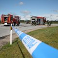 Kütuseveoki avariipaigas Pärnumaal on liiklus taastatud