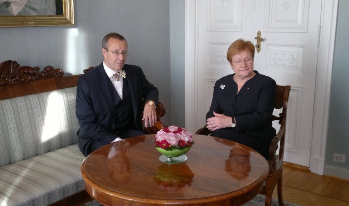 Ilves kohtus Soomes Tarja Haloneniga