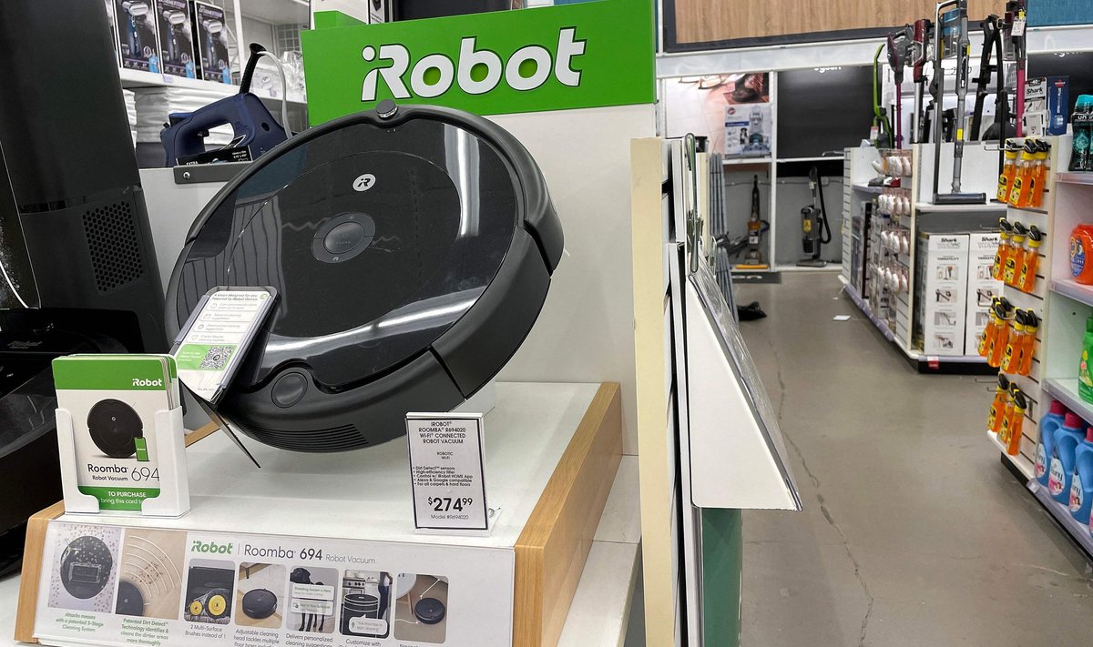 Roomba robottolmuimeja.