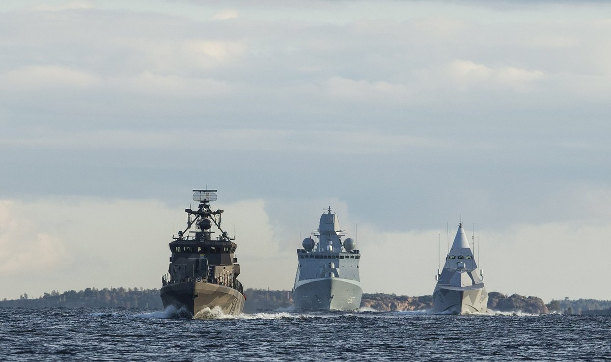 Taani, Rootsi ja Soome alused augustis õppustel Läänemerel