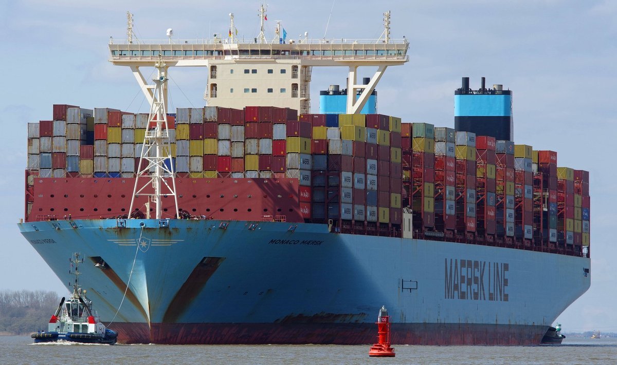 Mærski konteinerilaevad sõidavad juba mitmendat kuud ümber Aafrika.