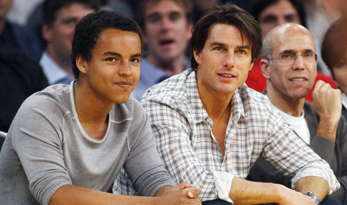Connor Cruise ja Tom Cruise aastal 2010.