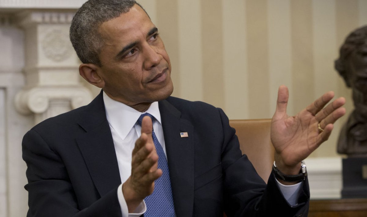 Barack Obama žestid eile toimunud Ukraina-teemalise vestluse ajal on kõnekad.