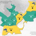 INTERAKTIIVNE GRAAFIKA | Vaata linnaosade kaupa, kes Tallinnas valimised võitsid!