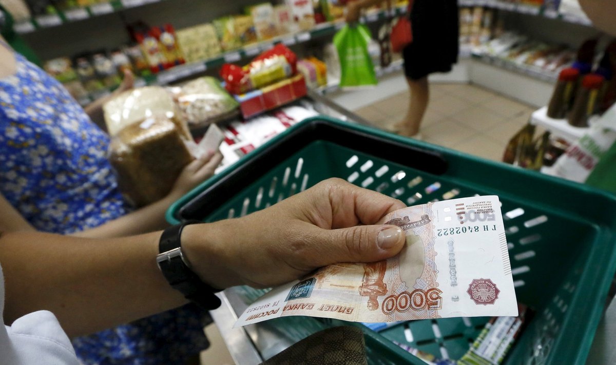 Venemaalased on kulutusi toidule vähendanud. 
