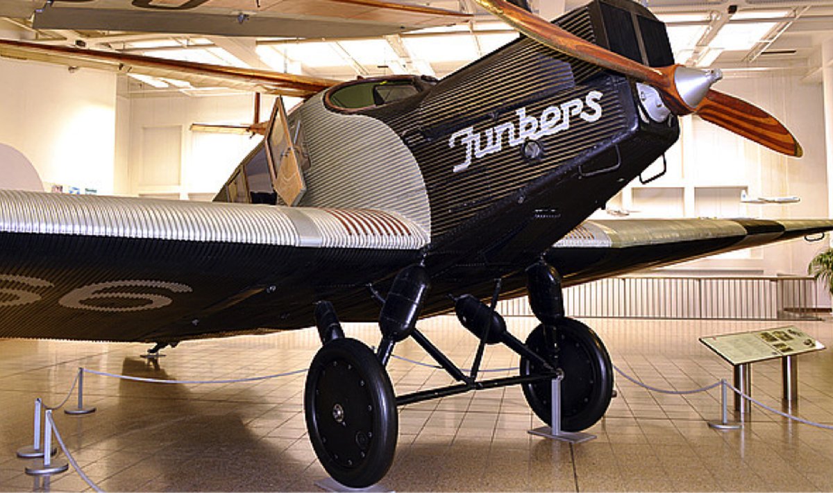Restaureeritud JunkersF-13 Müncheni lennundusmuuseumis.