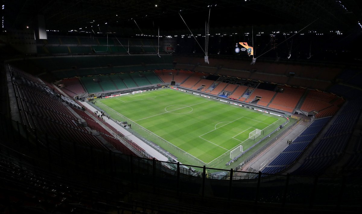 Euroopa Liiga kohtumine Milano Interi ja Ludogoretsi vahel peeti suletud uste taga.