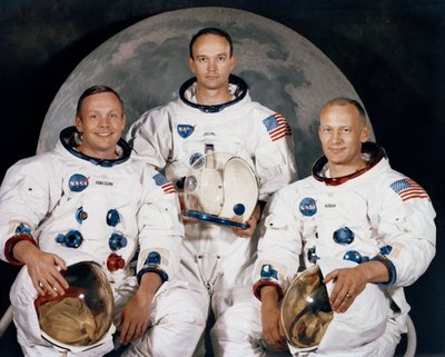 APOLLO 11 MEESKOND: (vasakult) Neil Armstrong,&nbsp;Michael Collins&nbsp;ja Edwin „Buzz“ Aldrin&nbsp;.