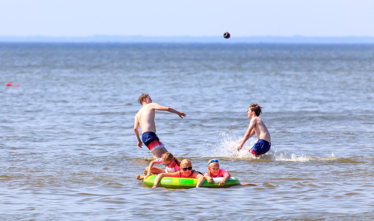 Suvekuumus Pärnu rannas