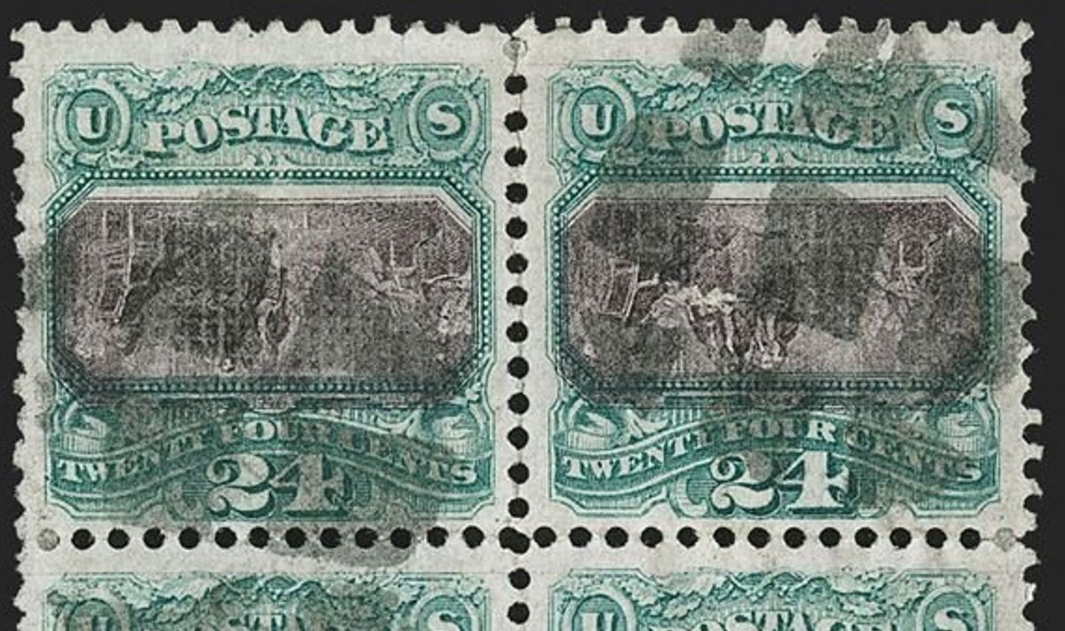 24-sendine 1869. aasta tagurpidi keskosaga marginelik