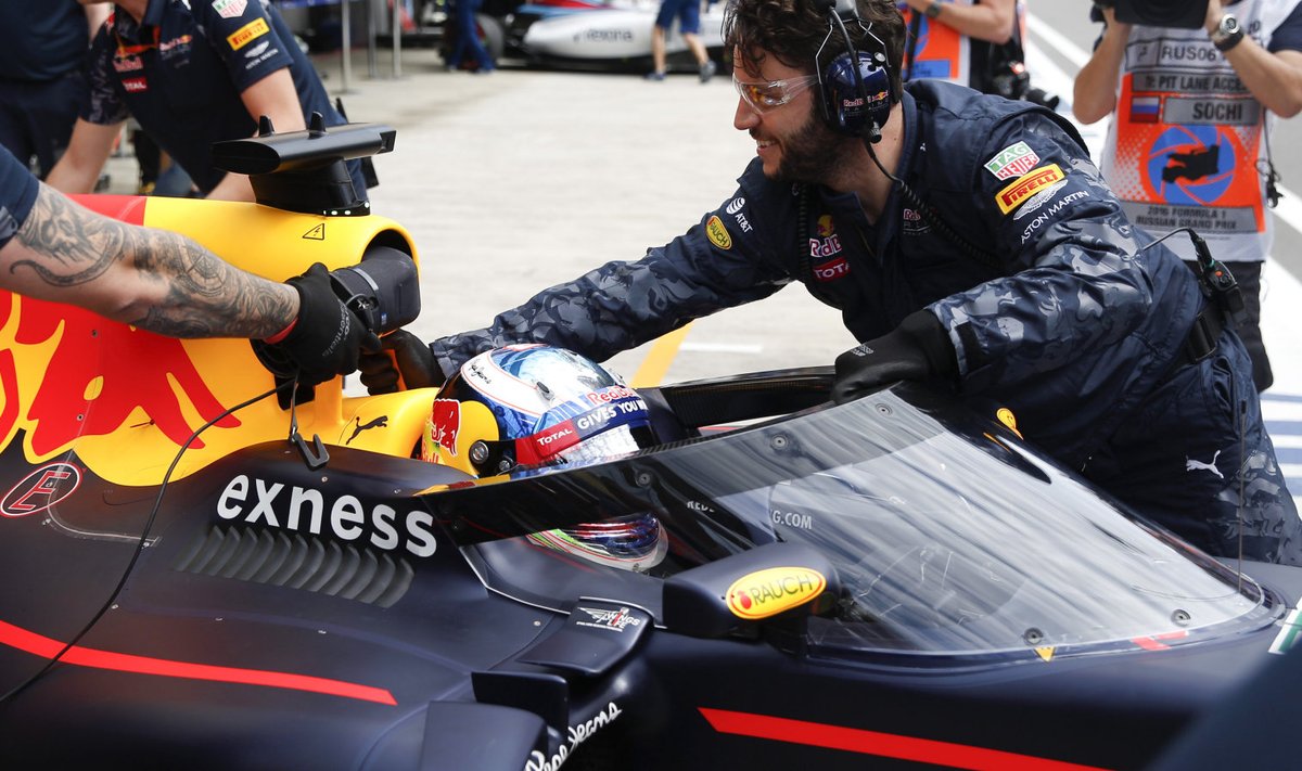Daniel Ricciardo Red Bulli roolis.