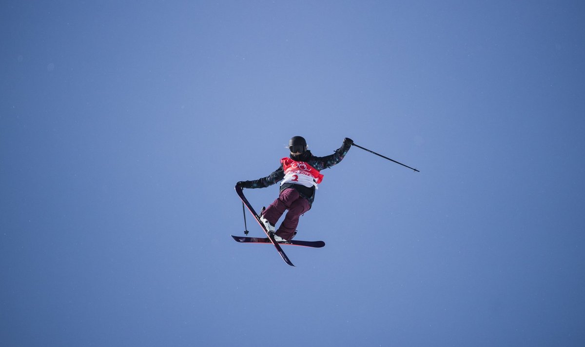 Kelly Sildaru näitas Pekingi olümpiamängude pargisõidu kvalifikatsioonis ilusaid hüppeid.