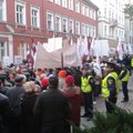 ФОТО: У Сейма Латвии — акция против этнической дискриминации