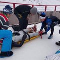 Tehvandi suusahüppemäel kukkunud noorsportlane vajas kiirabi