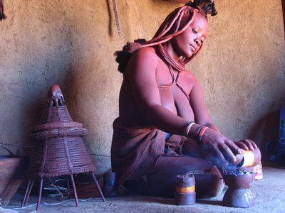 Himba naine.