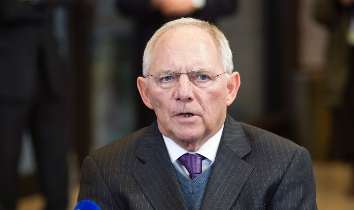 Saksamaa rahandusminister Wolfgang Schäuble 