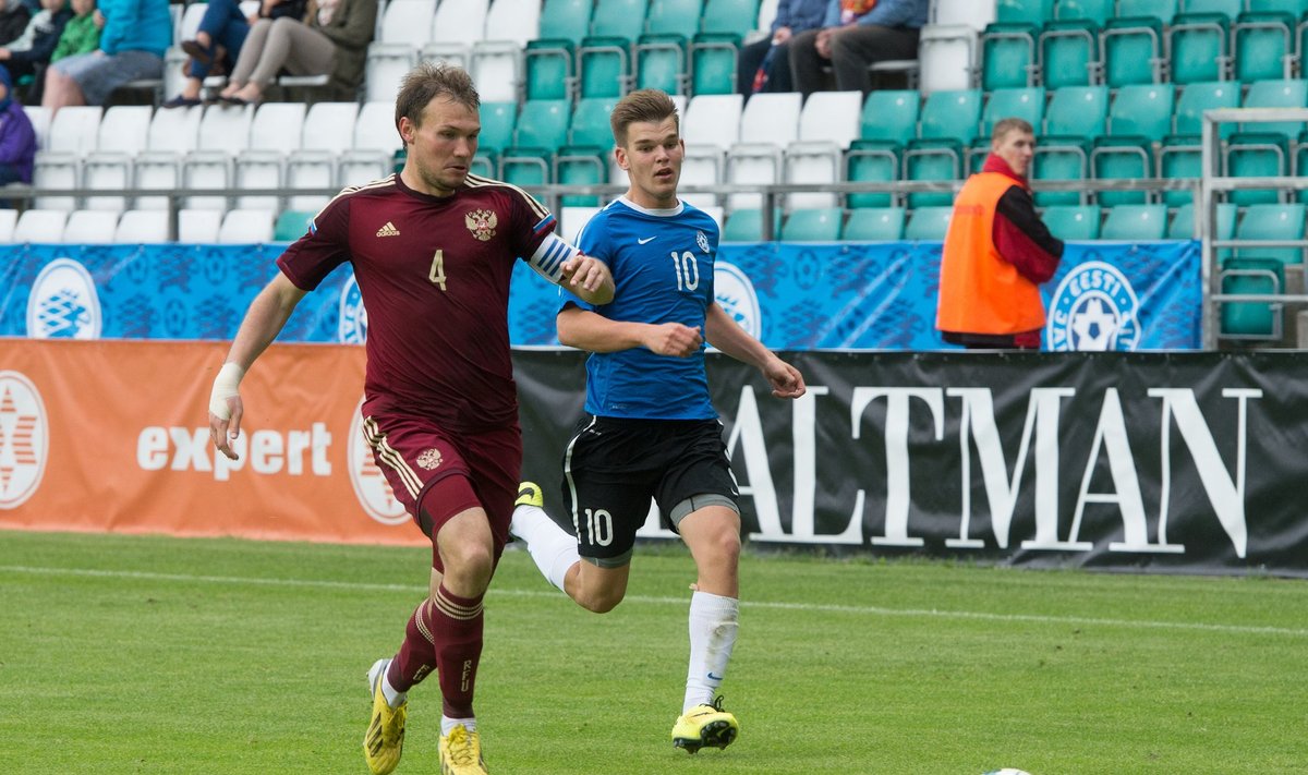 Jalgpall U21 Venemaa vs Eesti