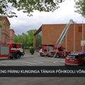 Pärnu Kuninga tänava põhikooli võimlas oli väike põleng