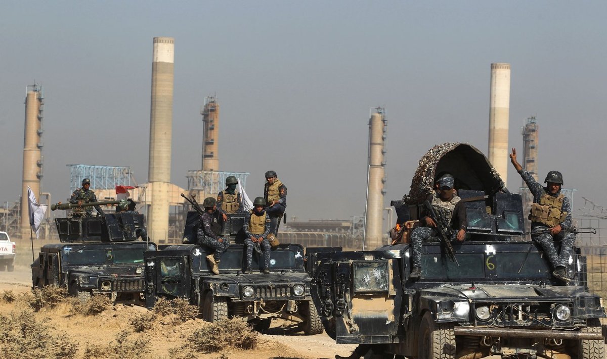 Iraak koondab sõjatehnikat Kirkuki ümber