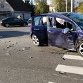 ФОТО: В Таллинне произошло ДТП с участием автомобиля полиции