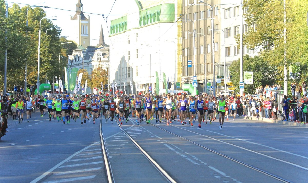 SEB Tallinna Maratoni start 2015