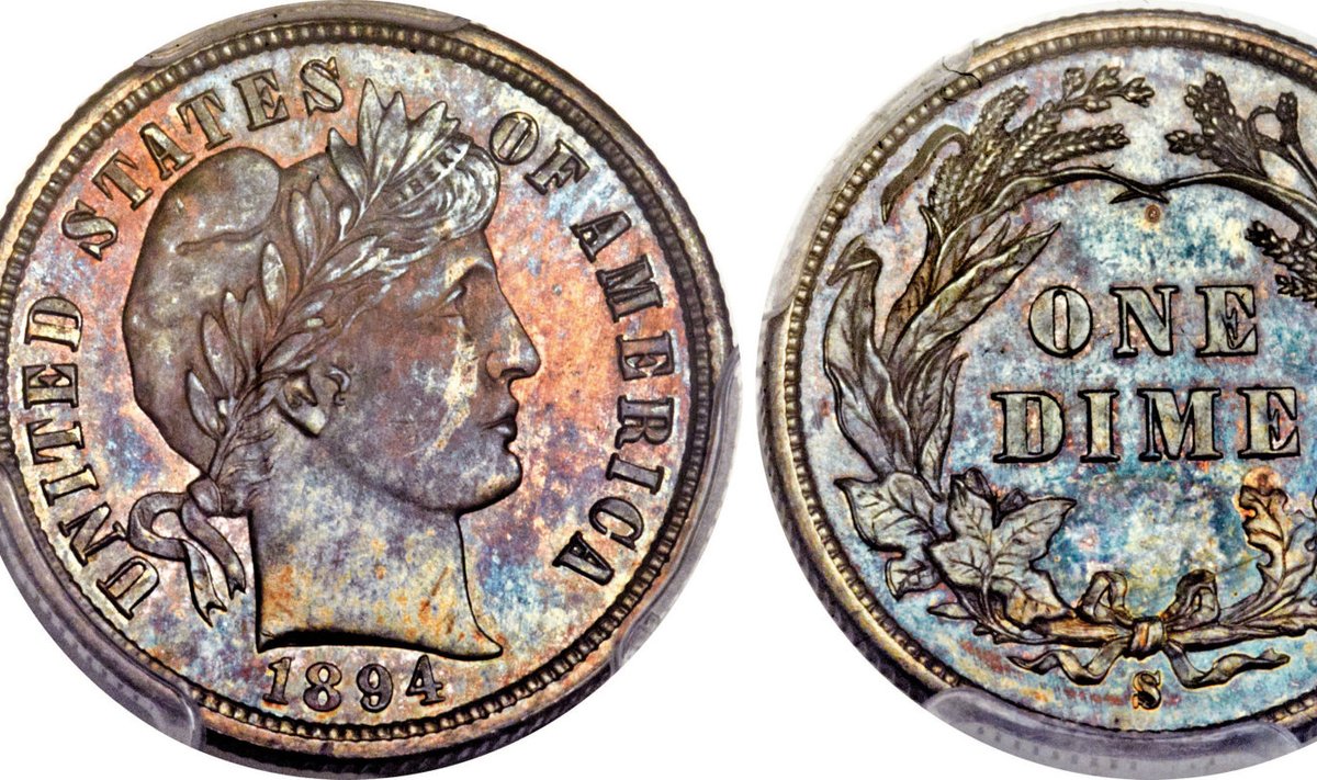 Haruldane 1894. aasta kümnesendine münt